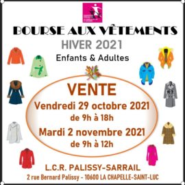 Lancement de notre Bourse aux vêtements Hiver 2021